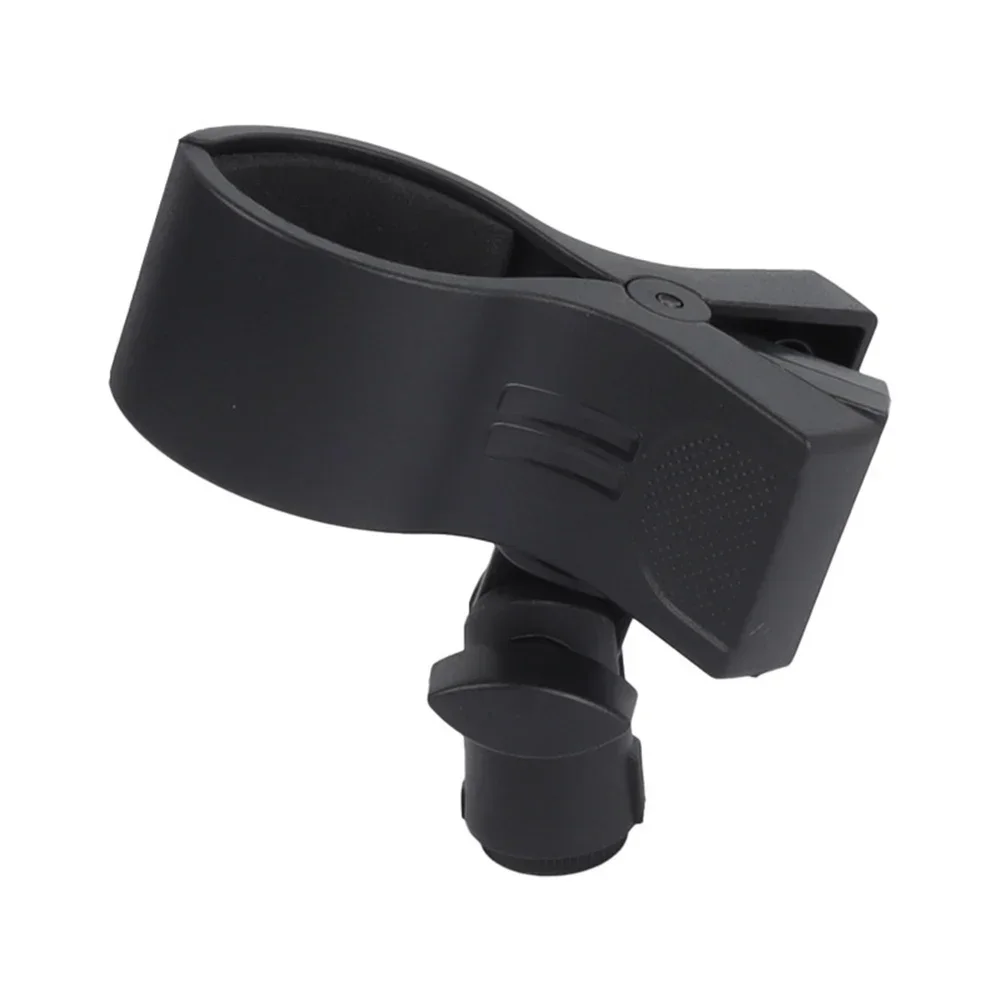 Uni-versal Large Microphone Clip Clamp Holder With 3/8 Adapter For 3.2-6.8CM Mic 180° Front & Rear Rotation Mic Clip