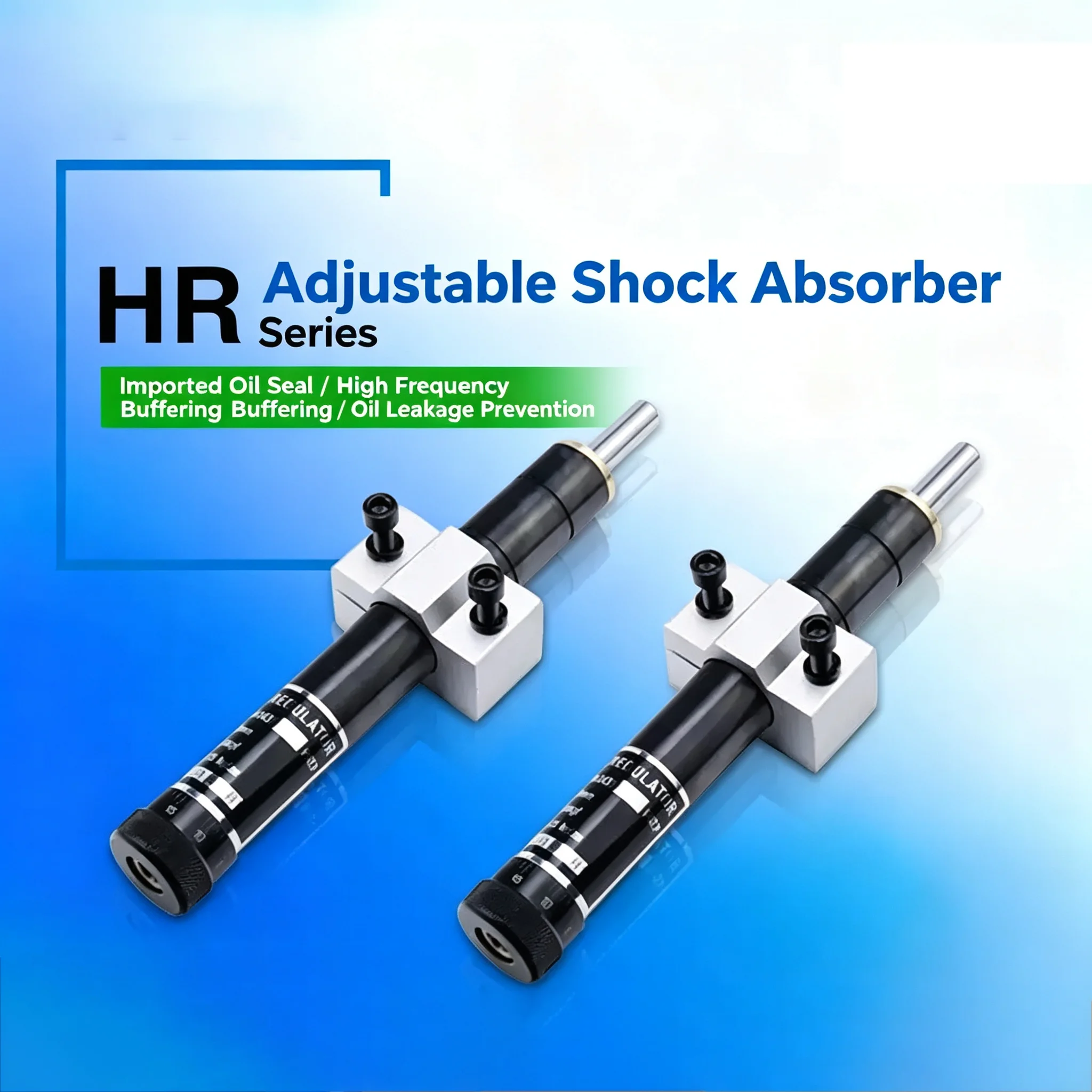 Pneumatic Hydraulic Shock Absorber adjustable SR/HR15/30/60/80/100 type Precision steady speed control buffers