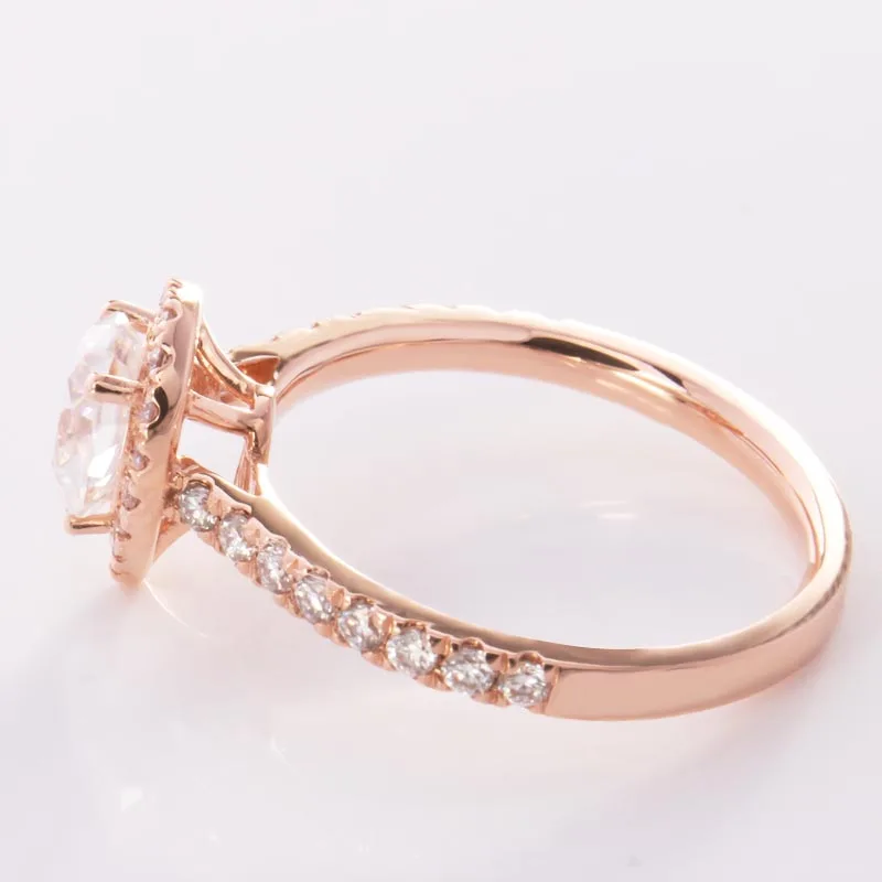 Provence 10K/14K/18K Moissanite Wedding Rings for Women Pear Cut D Color  VVS1 Diy Fine Jewelry Women's Engagement Rings GRA