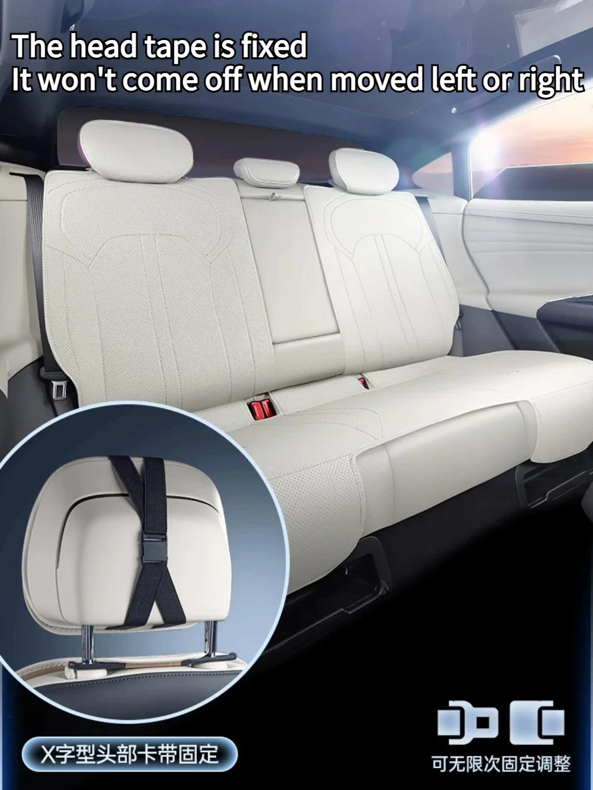 For Voyah Passion S 2026 Car Seat Covers All-Season Breathable Leather Pad Seat Cushion Protective Mat Car Interior Accessories detail image 3