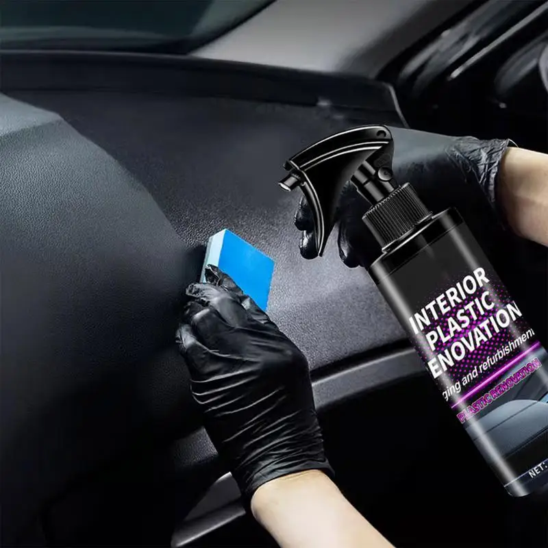 Car Trim Restorer Spray 100ml Car Reconditioning Agent Car Retreading Agent Car Reconditioning Agent Car Refurbish Agent Coating