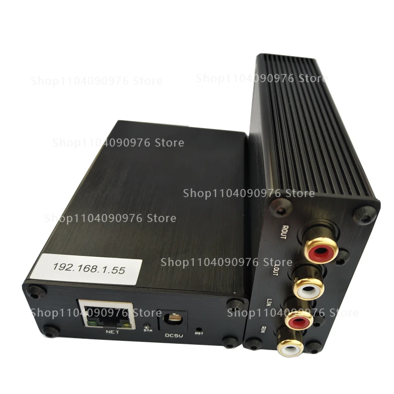 شبكة IP واحدة مفتاح الصوت UDP راوتر TCP موسع نقل إشارة الصوت الرقمي ستيريو ثنائي الاتجاه #4