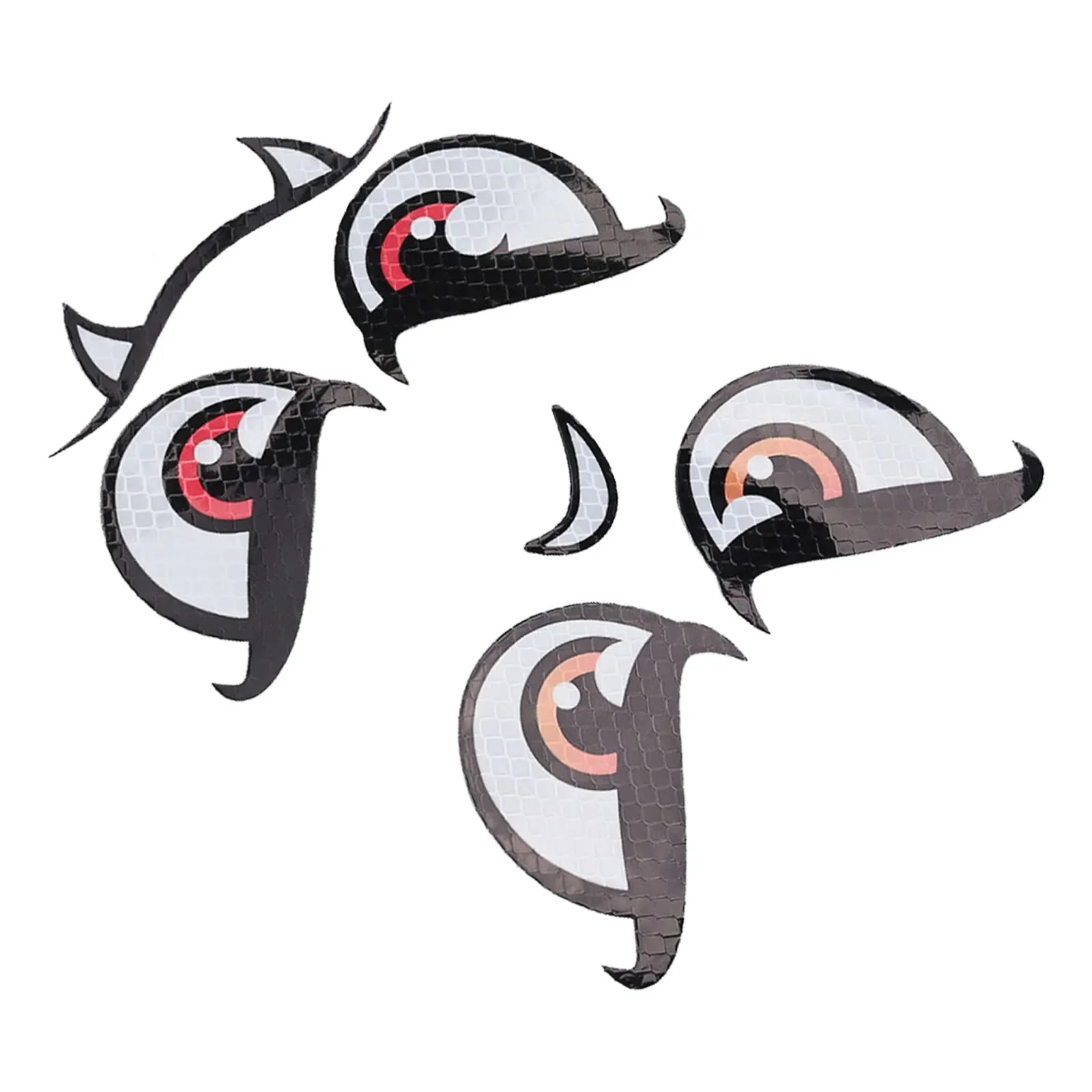 Robotic Lawn Mower Decoration Reflective Eye Patches Set Of 2 Or 3 Brighten Up Your Device While Enhancing Safety