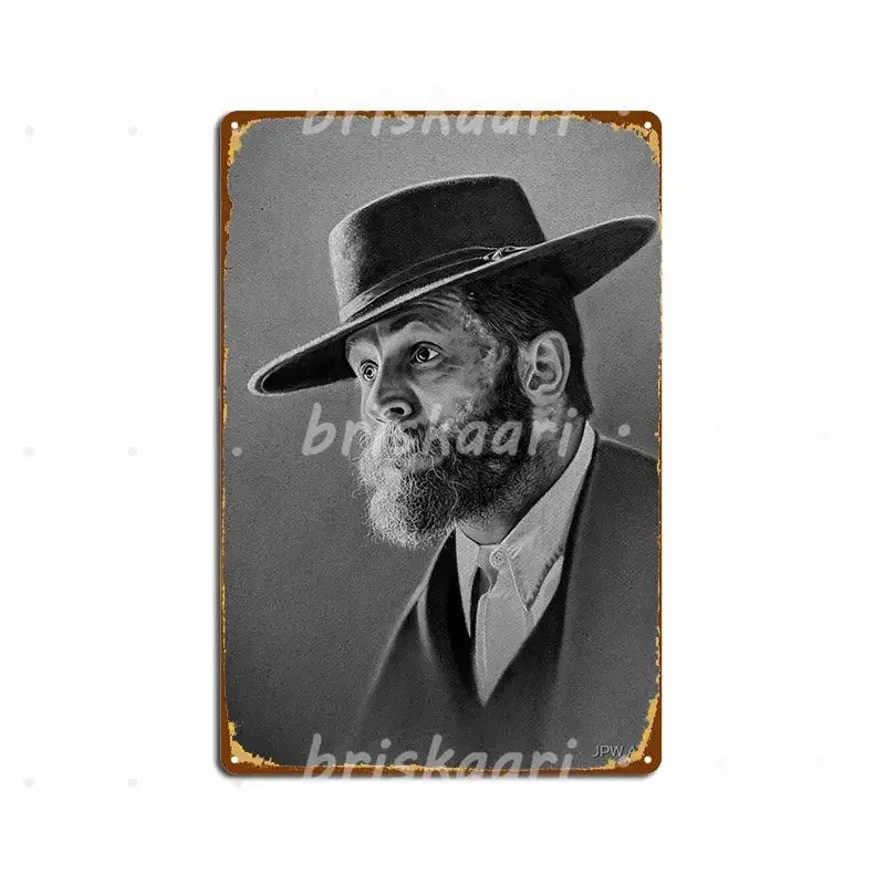 Tom Hardy As Alfie Solomons Metal Signs Club Home Cave Pub Retro Garage Decoration Alfie's Lesson Metal Posters
