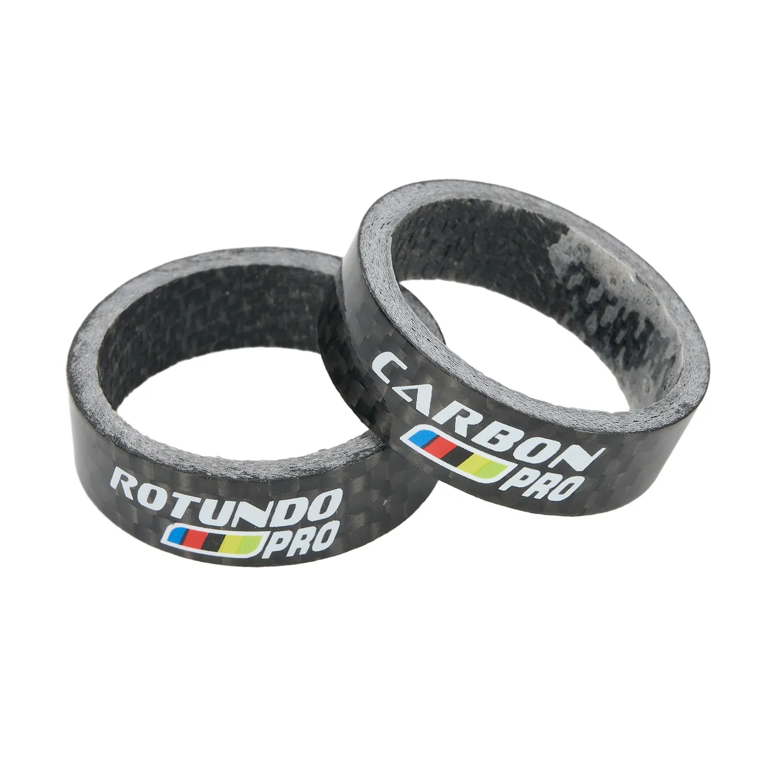 

Carbon Fiber Stem Washers Headset Spacer Stem Washers For Mountain Bikes Height 10mm High Strength MTB Road Bike