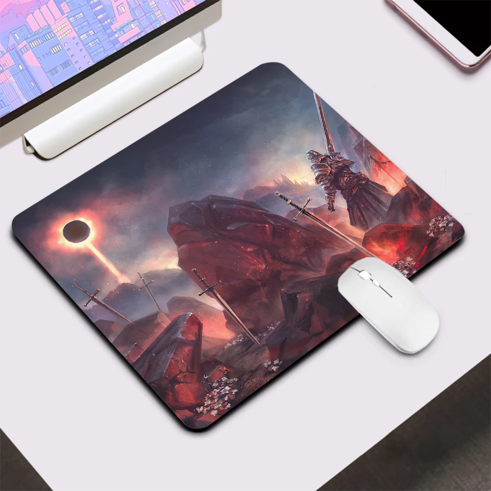 Dark Souls Small Gaming Mouse Pad Computer Office Mousepad Keyboard Pad Desk Mat PC Gamer Mouse Mat XXL Silicone Laptop Mausepad