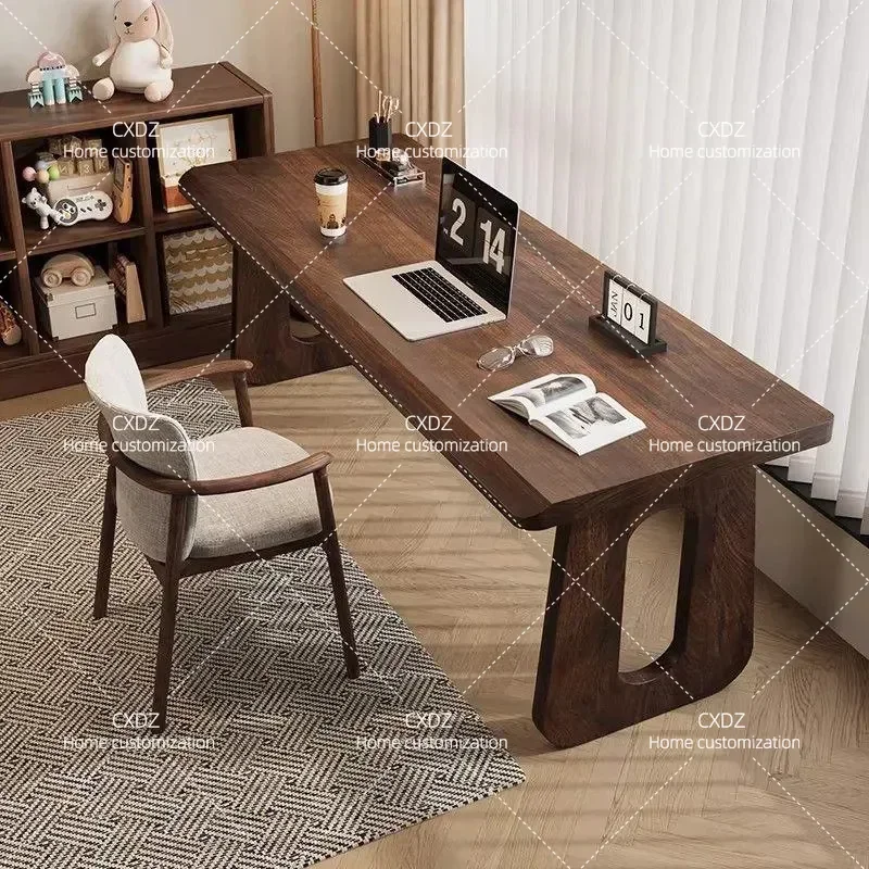 South American Walnut Dining Table Solid Wood Wall Desk Home Office Computer Study Writing Calligraphy Workbench