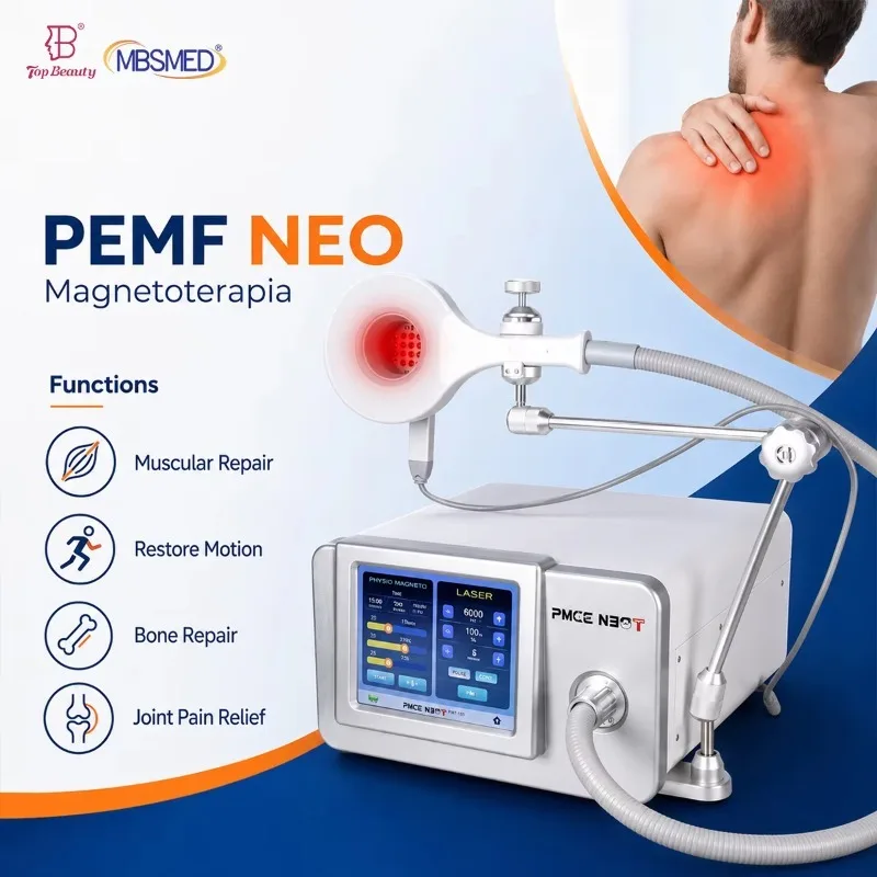 Muscle Recovery PEMF Therapy Machine Magnetic Field Near Infrared Physiotherapy Equipment for Horse Human Recovery Pain Relief