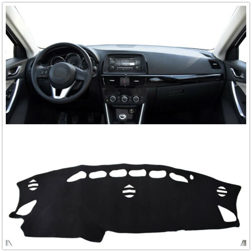 Non-Slip Car Interior Center Console Carpet Dashmat Dashboard Cover Dash Mat Sun Visor Pad Shade For Mazda CX-5 CX5 KE 2012-2016