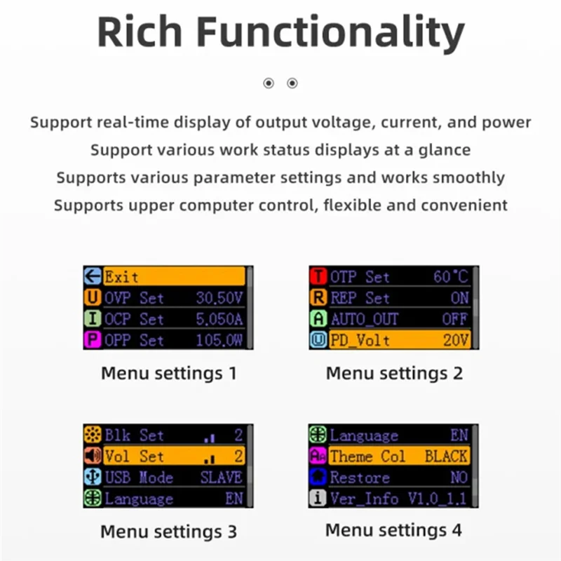 【Hot Ltem】DP100 DC Power Supply Kit Adjustable Digital DC Power Supply Kit MINI Portable Lab Source Power Supply Voltage Regulat