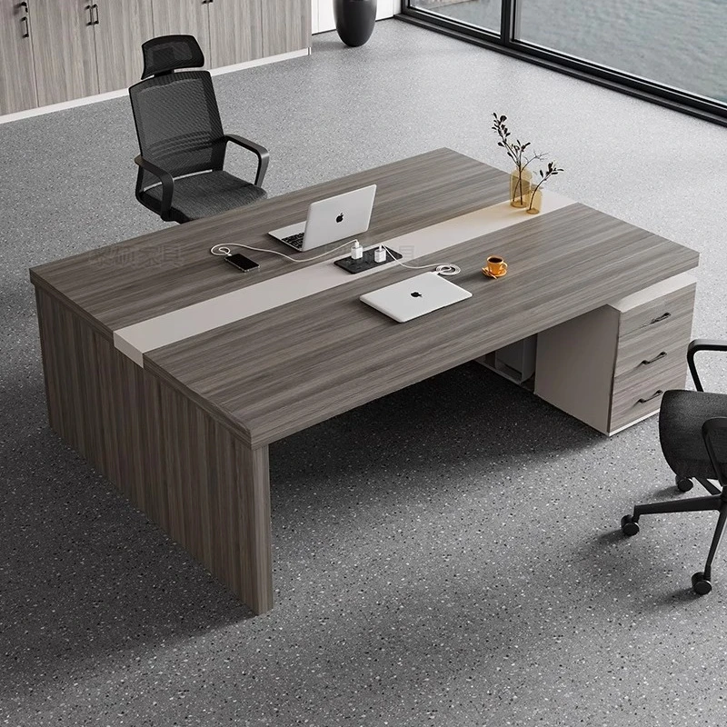 

Service Double Staff Simple Modern Boss Desk Office Single Computer Desk