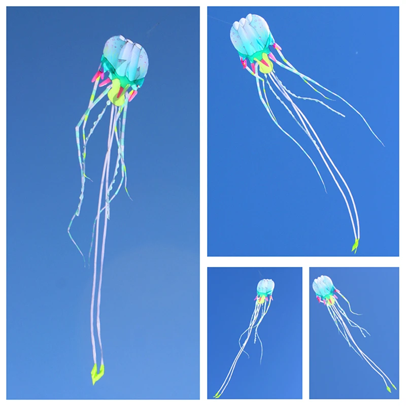 18m jellyfish kite flying inflatable kite windsocks outdoor game trilobites kites programmable toys dragon kite Butterfly kite