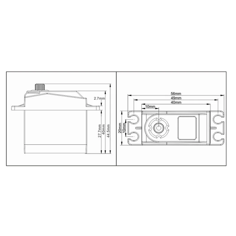 SPT5435LV-180W 35KG sterzo impermeabile ad alta coppia 1:10, 1:8 aggiornamento Servo per auto con telecomando