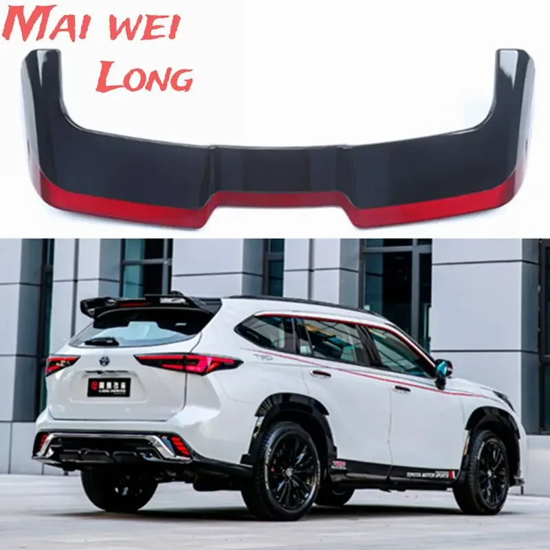 

For Toyota 4th Generation Highlander Spoiler 2021 2022 2023 Highlander Upgrade Trunk Top Wing Modified Sports Spoilers