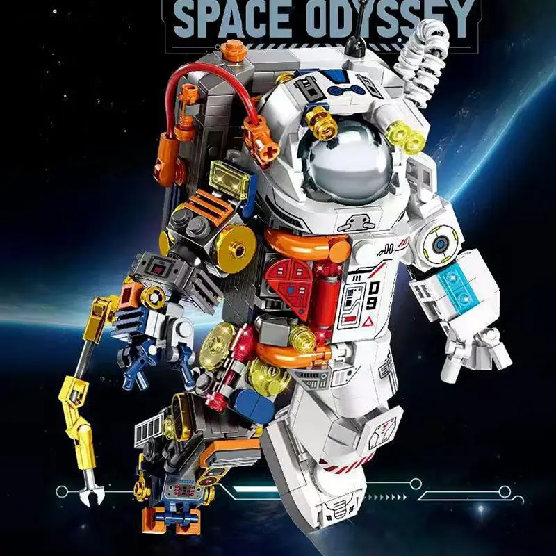 

MOC Space Exploration series Breaking Dawn astronaut collectible model building blocks for boys and girls toy gifts