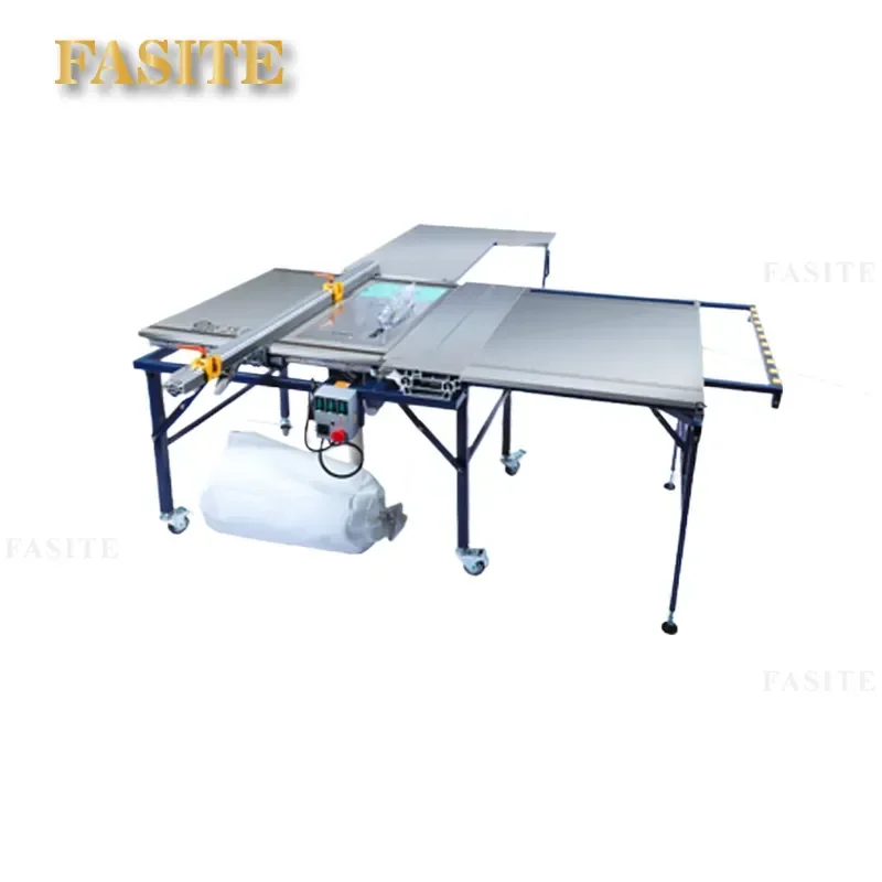 For JT-11 Push Table Saw Dust-Free Woodworking Machine Precision Sliding Table Saw for Home Improvement DIY Furniture Making