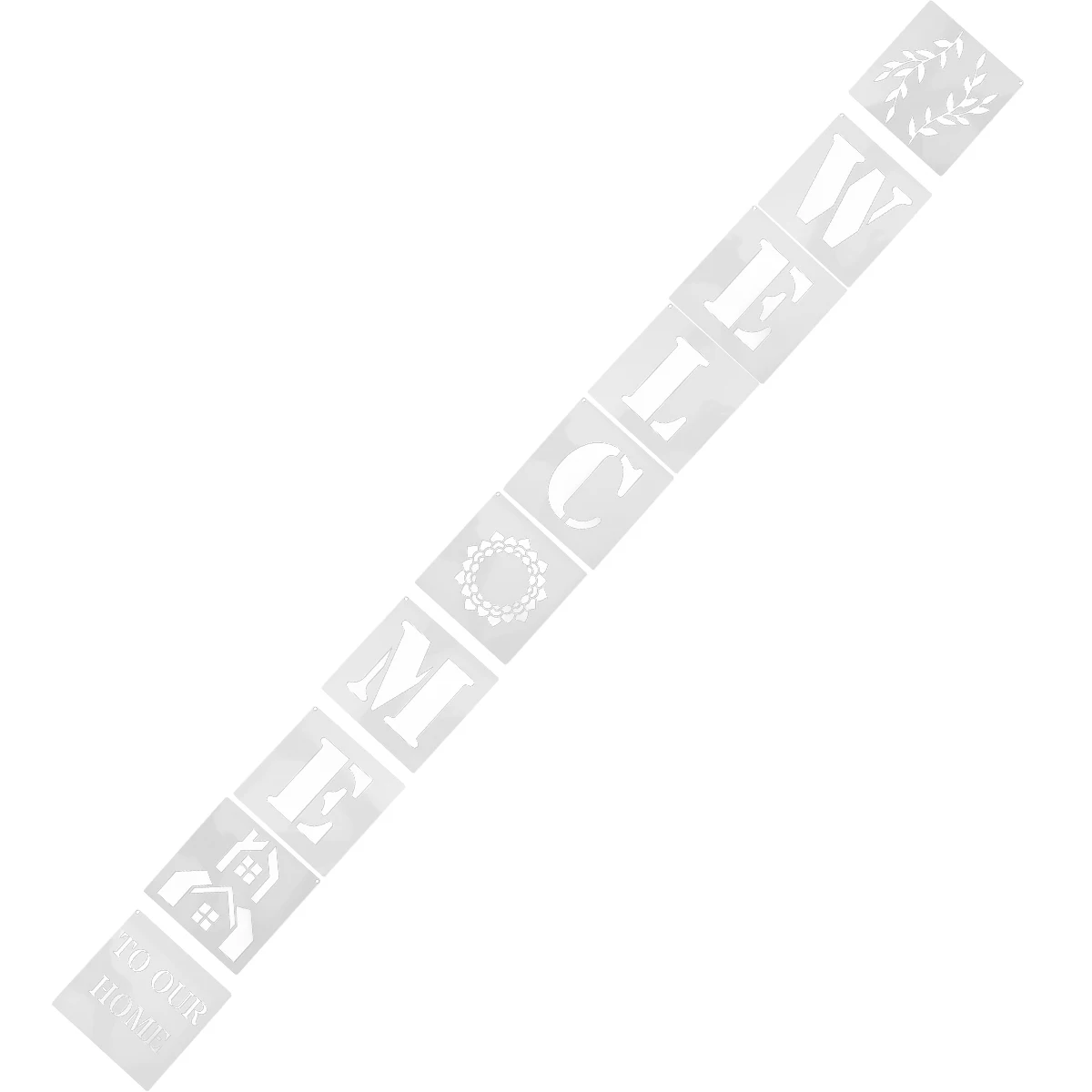 

10Pcs Reusable Washable Stencil Craft For Artists And Hobbyists In Interior Design Projects