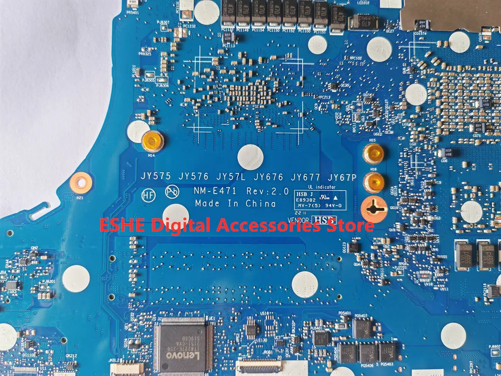 Imagem -03 - Placa-mãe para Laptop Lenovo Legion Pro Mainboard Cpu Rtx3070ti Gpu 6g 8g Ram Nm-e471 5b21f64998 5b21f65786 16arh7h