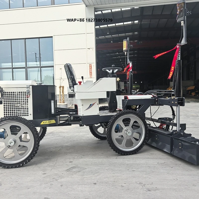 Fully Automatic High-efficiency Concrete Paver; Laser-mounted Paver (with Motor)