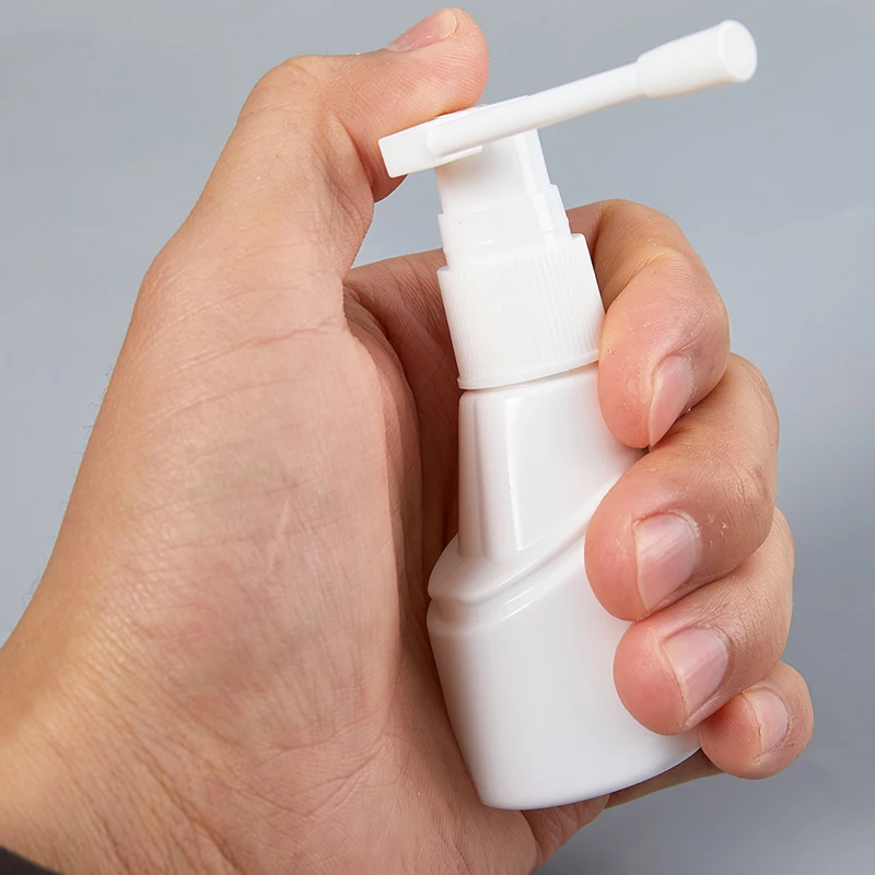 1 قطعة 30 مللي فارغة البلاستيك الأنف زجاجة صغيرة دوران رذاذ رذاذ زجاجات الأنف الصيدلانية الطب البخاخة