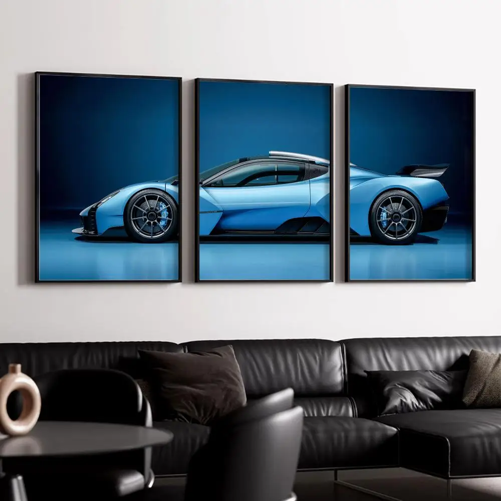 Exclusive Supercar Edition Painting Calligraphy Canvas Wall Art Poster Set for Bedroom Living Room Home Decor Prints Gift