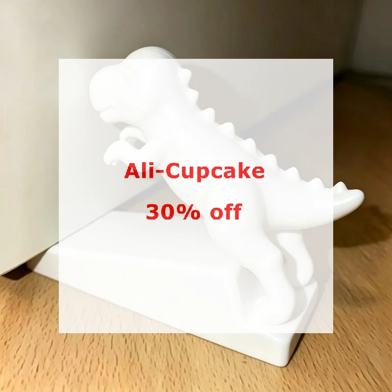 3D Printing 1pcs  Dinosaur Doorstop, Wedge-Shaped Non-Slip Door Stopper, T-Rex Door Holder for Bedroom