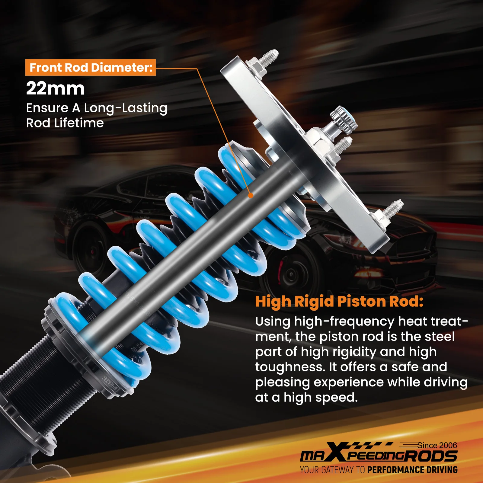 MaXpeedingrods 24 Way Damper Adjustable Coilovers Suspension Kit For Chevrolet Cruze 2016-2019 - Image 5