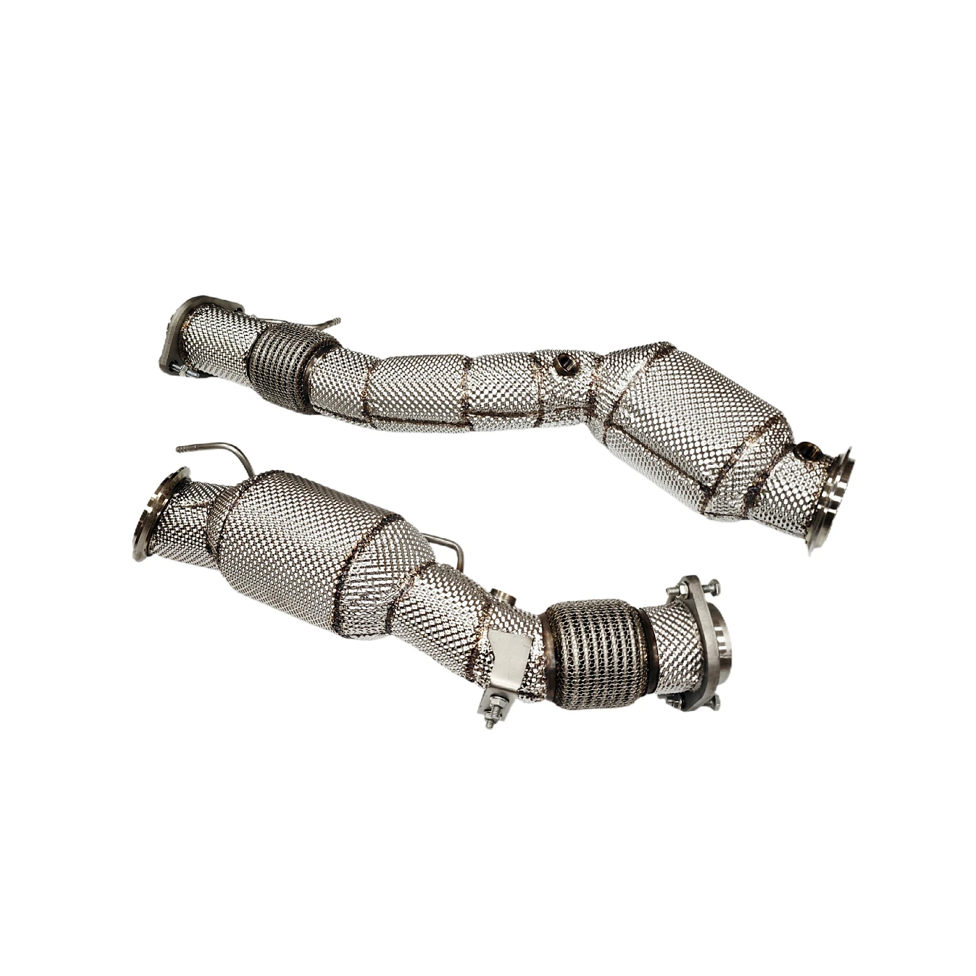 أنبوب سفلي حراري 200 خلية لسيارة BMW X3M X4M F85 F96 S58 النازل