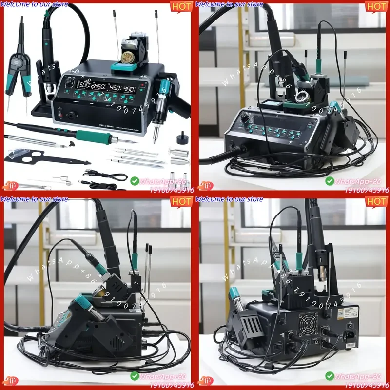 2026 YIHUA-948D IV 5-in-1 Multifunction Repair Soldering Station Integrated Design Precision Desoldering Phone Motherboard