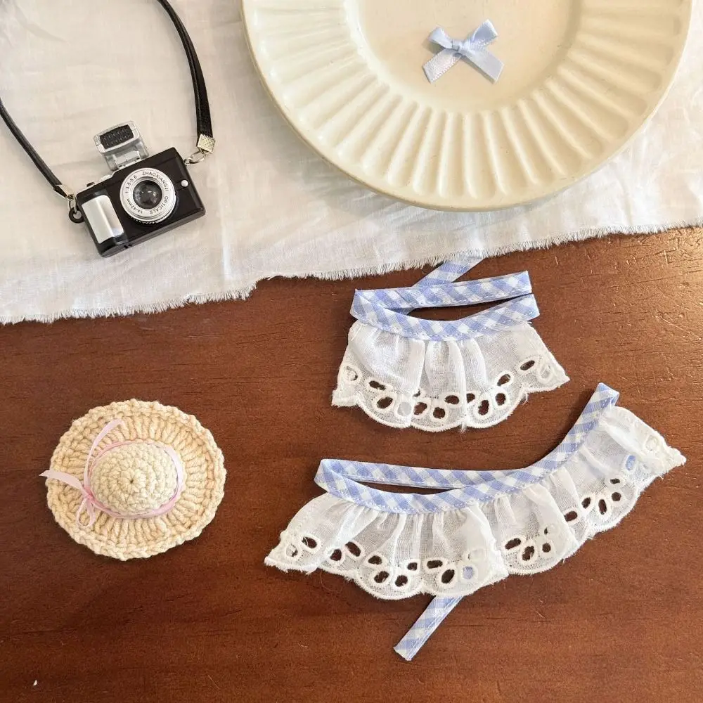 Mini boneca listrada camiseta roupas estilo moda multi-estilos algodão bonecas de pelúcia brinquedos para 10 ~ 15cm boneca de algodão para bonecas de 17cm