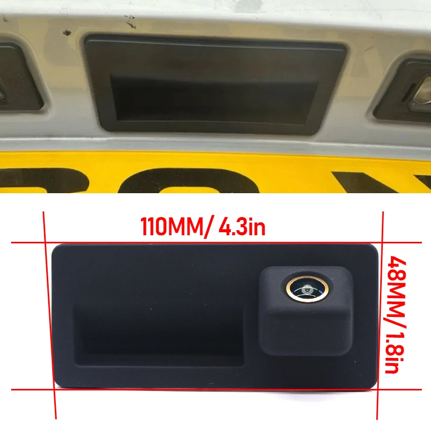 Rear View Camera For Audi A6 C7 4G Avant Allroad 2011~2018 Trunk Handle Backup Waterproof Parking Reversing HD CCD Golden Camera