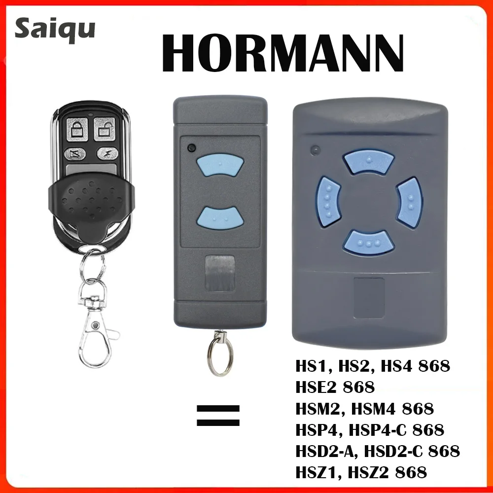 Hormann HSE4 HSM2 HSM4 HSE2 868 868.35mhz Replacement Remote Control Gate Hand Transmitter HORMANN Keychain