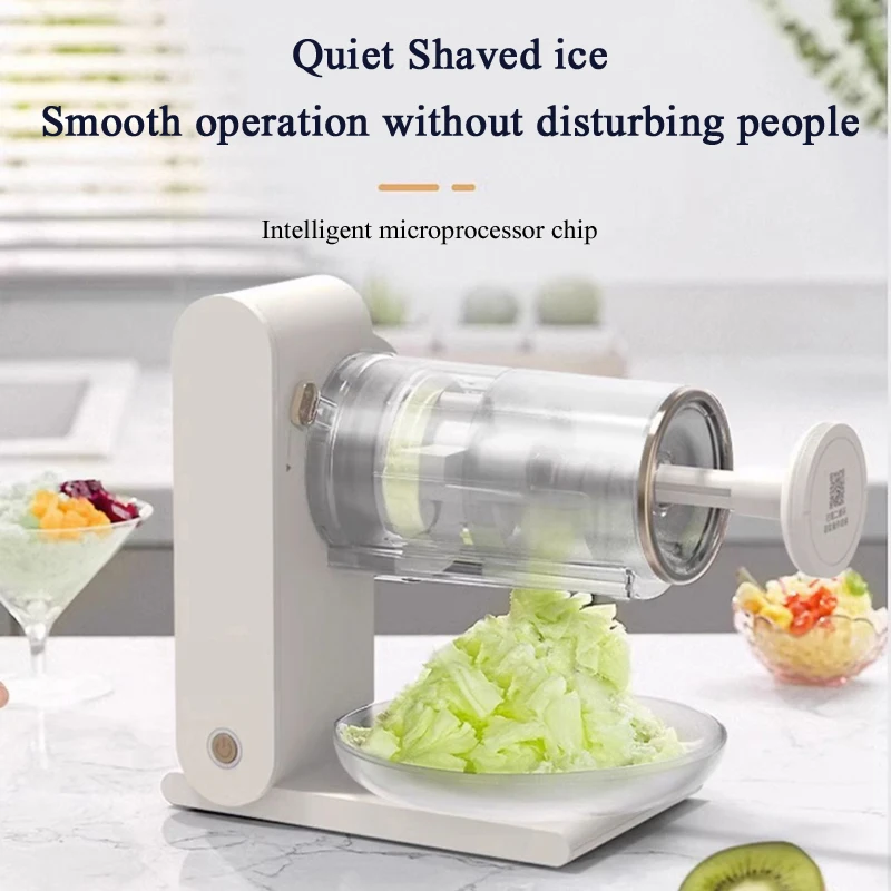 

Snow Cone Machine Shaved Ice Machine Ice Maker Machine Ice Cream Electric Ice Crusher Shaver For Kids Home Outdoor