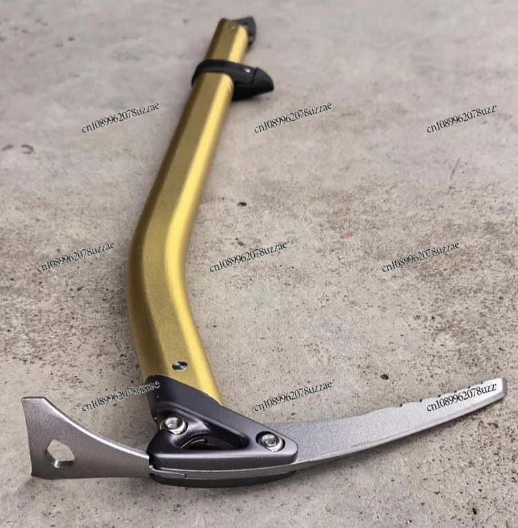 Pico para escalar hielo, al aire libre, equipo de montañismo, pico portátil multifuncional de aleación de aluminio