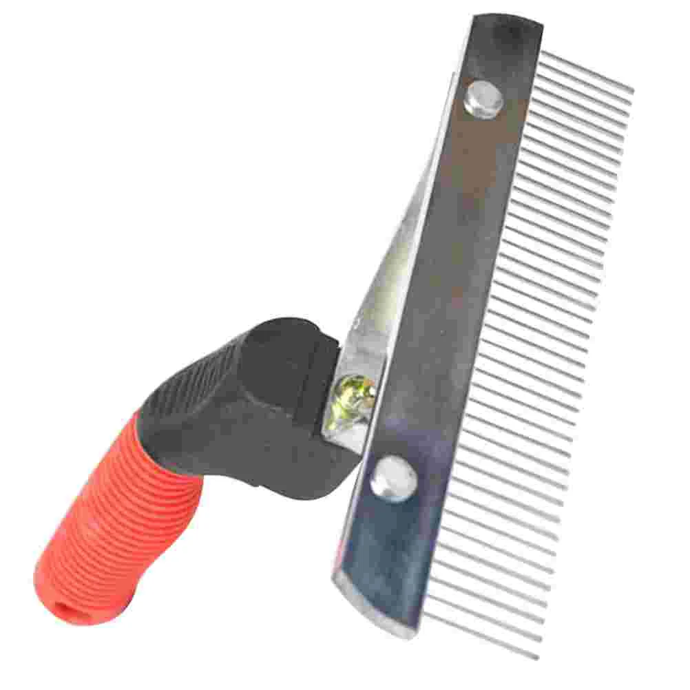 

Depilatory Comb Rubber Handle Grooming Rake for Horses Pets Cleaning Brush Pet Hair Cleaner Dog Clippers Pet Combing