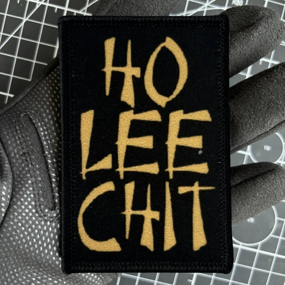 HO LEE CHIT Tactical Patch Funny Printed Hook&Loop Patch Military Morale Badge Clothing Backpack Decorative Stickers