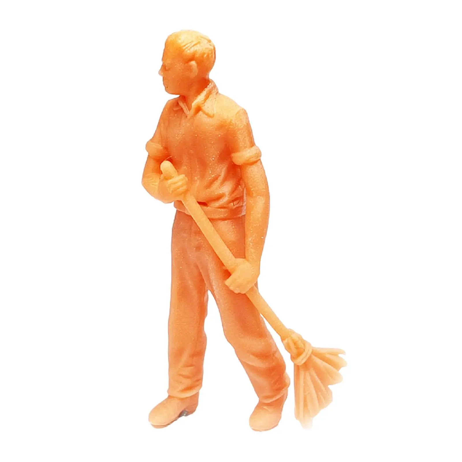 

1/64 Construction Worker Figure People Model for Layout Decor Micro Landscape Railway Model