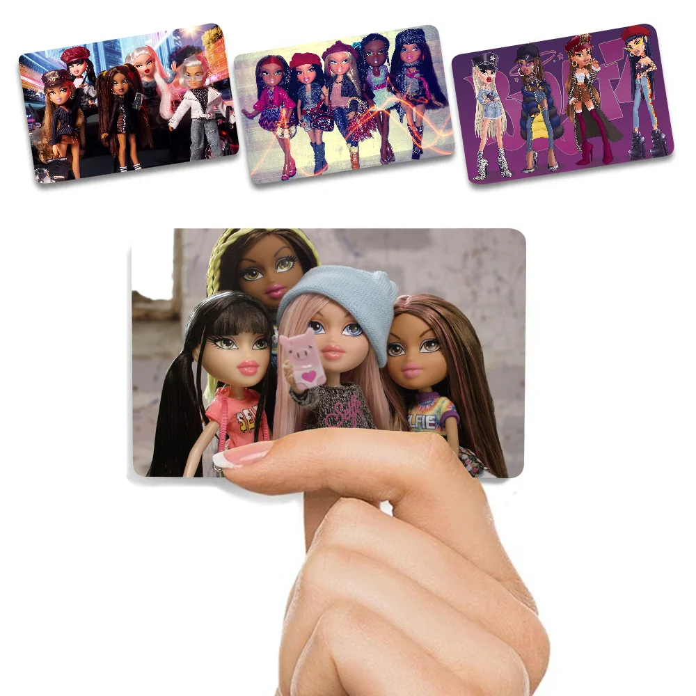 دمية جميلة B-Br-atzesDiy بطاقة الخصم الائتمانية ملصق حفلة ملصق الديكور مقاوم للماء رقاقة صغيرة بطاقة الجلد ملصق #1