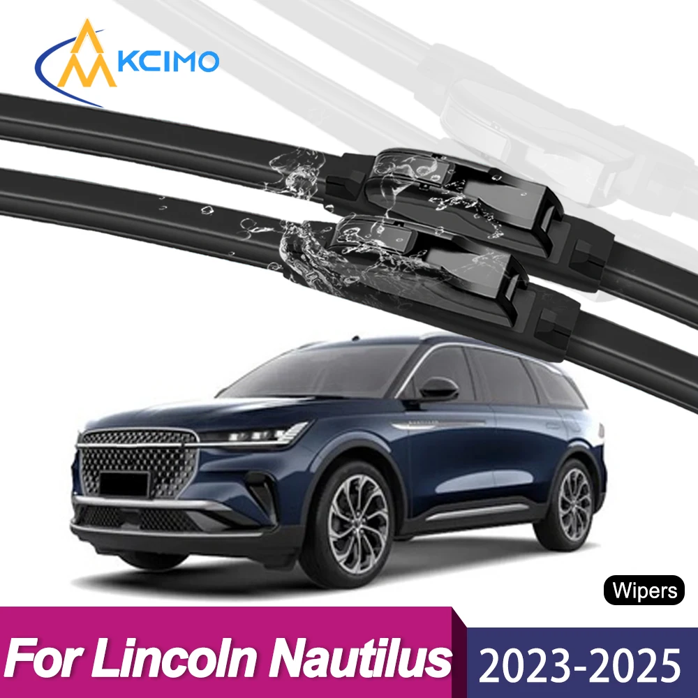 

2Pcs Silent Smooth Rubber Wiper Set For Lincoln Nautilus CDX707 2023-2025 Perfect Replacement Wiper Kit