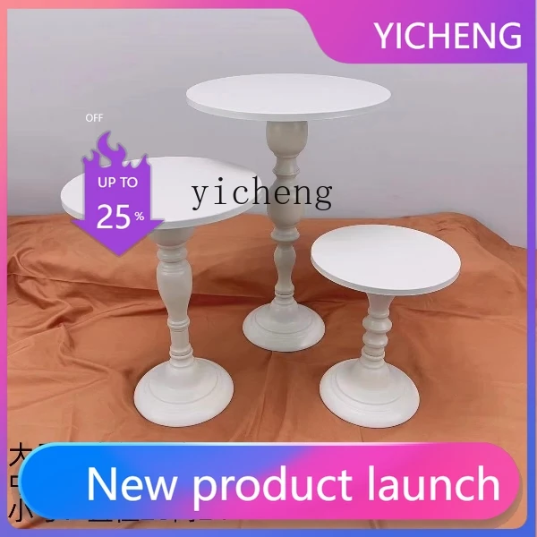 

LYY Cream Style Dessert Table Display Stand Iron Art Pastry Tray home accessories desk accessories