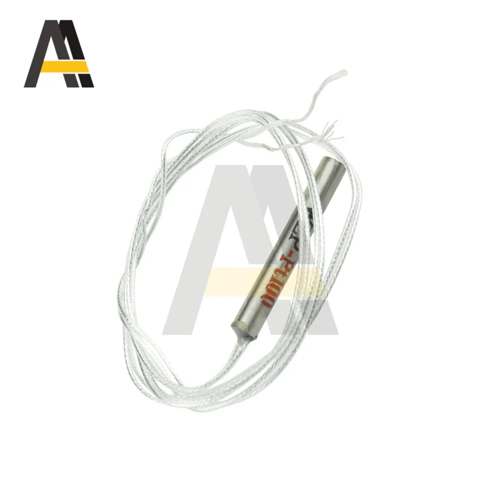 PT100 Temperature Sensor Probe 1M 1.5M 2M Anti-corrosion Waterproof Temperature Pobe WZP-PT100 Platinum Thermal Resistance