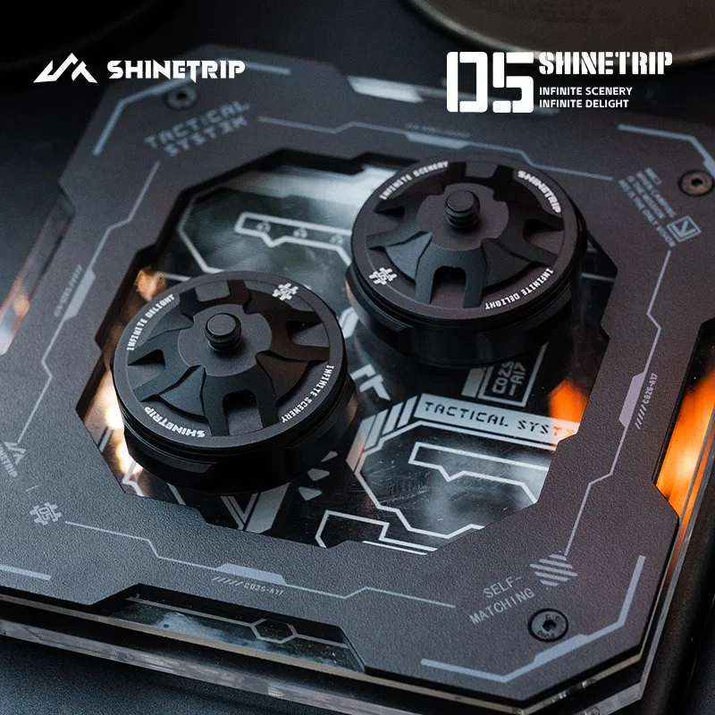 

ShinTrip Outdoor Gas Tank Cover Alpine Variable Gas Tank Protective Cover Link 1/4 Light Pole Outdoor Stove Accessories