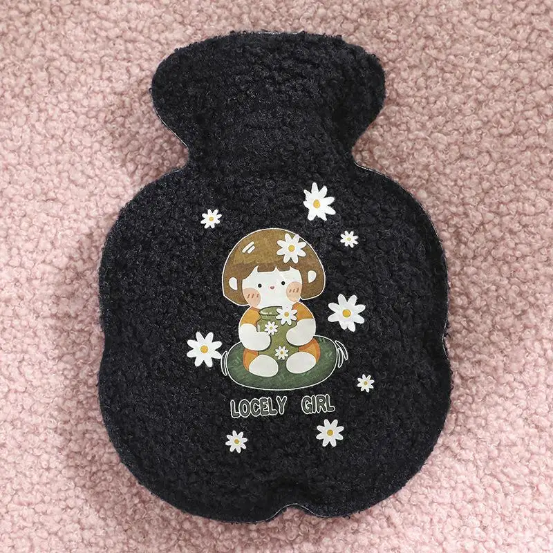 320ML Soft Hot Water Bottle Winter Hand Warmer For Girls Portable Waist Hand Bed Warm Bottles Cute Kawaii Water Bottle
