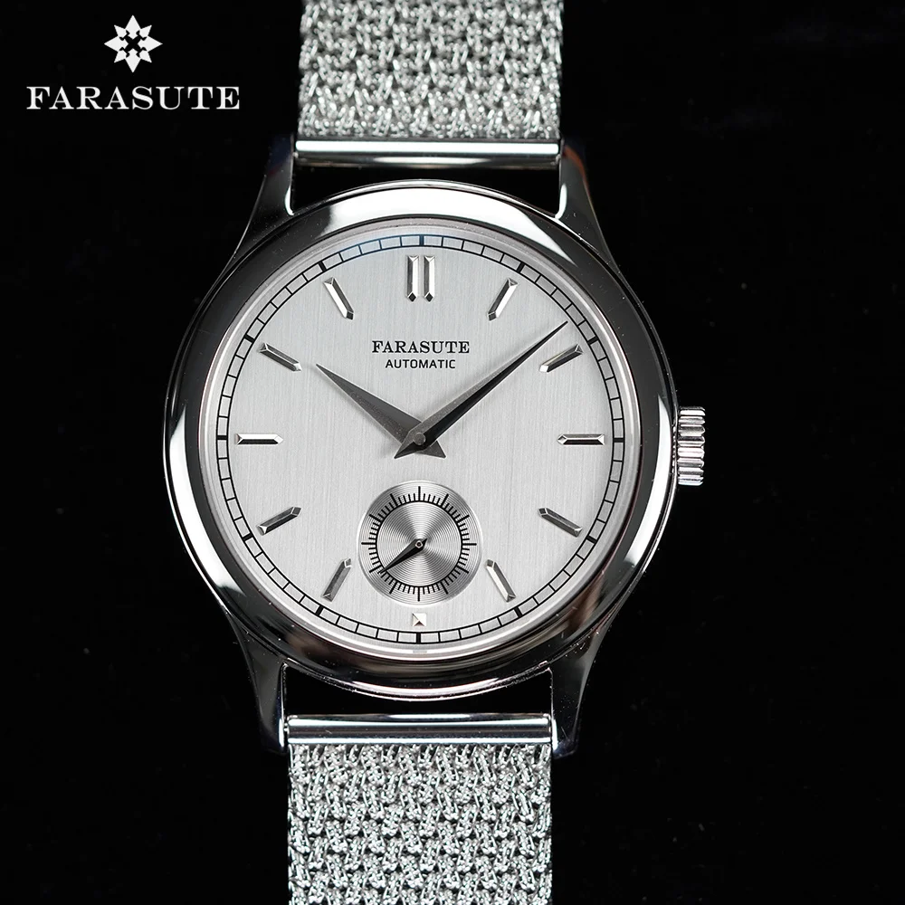 FARASUTE Retro 39mm Automatic Mechanical Watch Men Hangzhou Customized Movement Sapphire Crystal 50m Waterproof Wristwatch Reloj