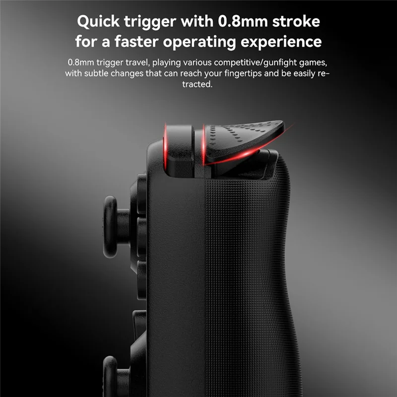 Wireless Game Controller Gamepad Bluetooth Connected Joystick 6-Axis Vibration For Android/Iphone/Switch Durable Easy To Use E