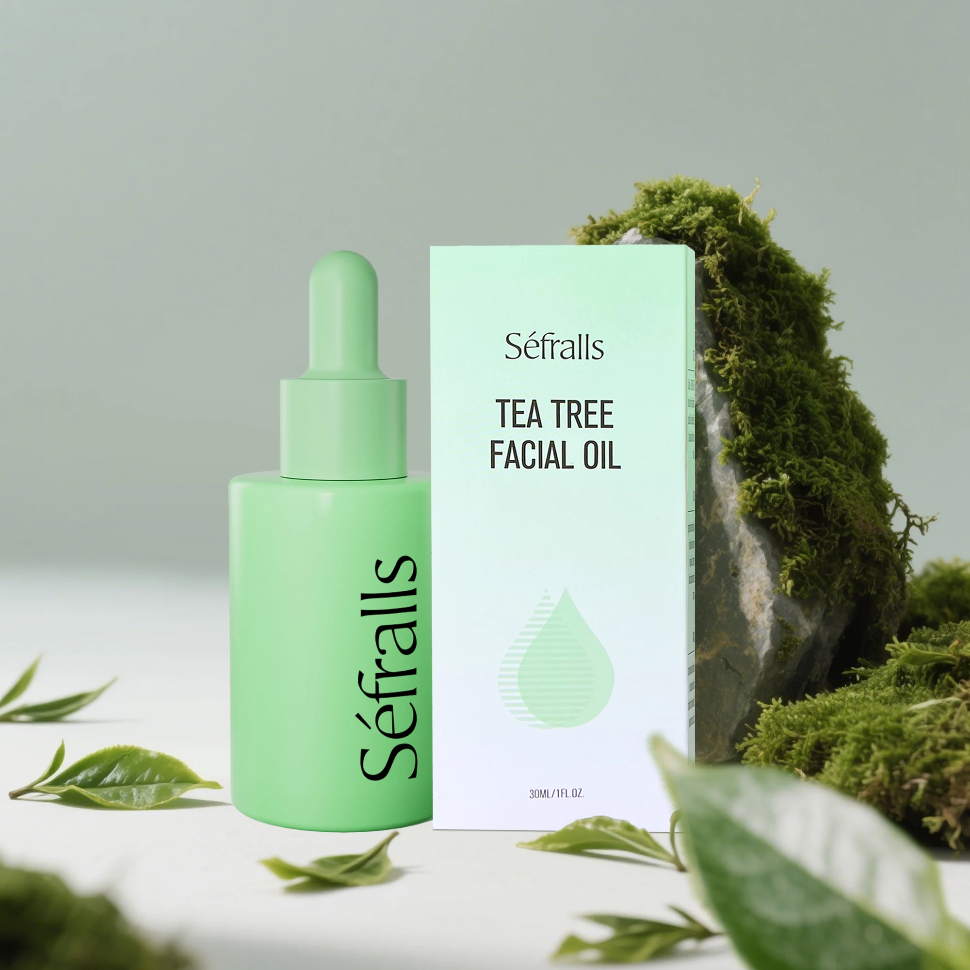 

Séfralls Tea Tree Serum 30ml Nourishes and Smoothes Skin Increasing Elasticity Smooth Soften Skin Care Dark Spot Corrector Serum