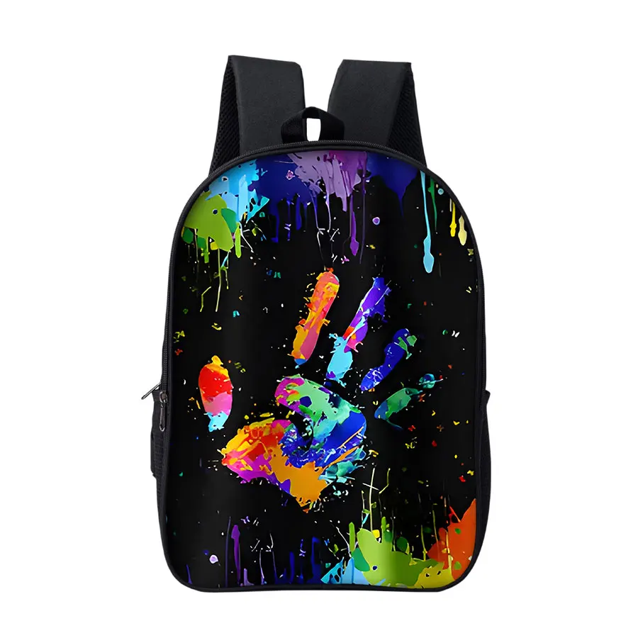 

Красочный рюкзак для ладони с разъемом для наушников для мальчиков и девочек, лучшие подарки, школьная сумка с 3D мультяшным рисунком для детей