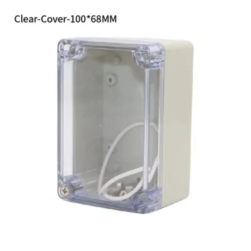 Circuit Enclosure Box Waterproof Electrical IP65 ABS Electronic Project Wire Junction Transparent Outdoor Plastic