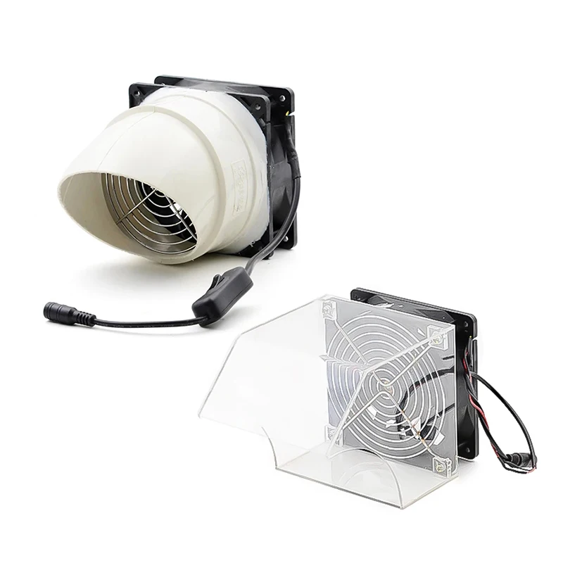 

Jewelry Polishing Goldsmith Tool Gold Powder Suction Fan Carving Dust Exhaust Machine Plexiglass Cover Extractor Fan With Light