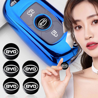 5/10Pcs 3D Metal Styling Car Remote Key Logo Sticker For BYD F3 I3 F0 F6 S6 S8 E5 E6 G3 G6 L3 S7 M6 Tang Song Qing Yuan Max Act